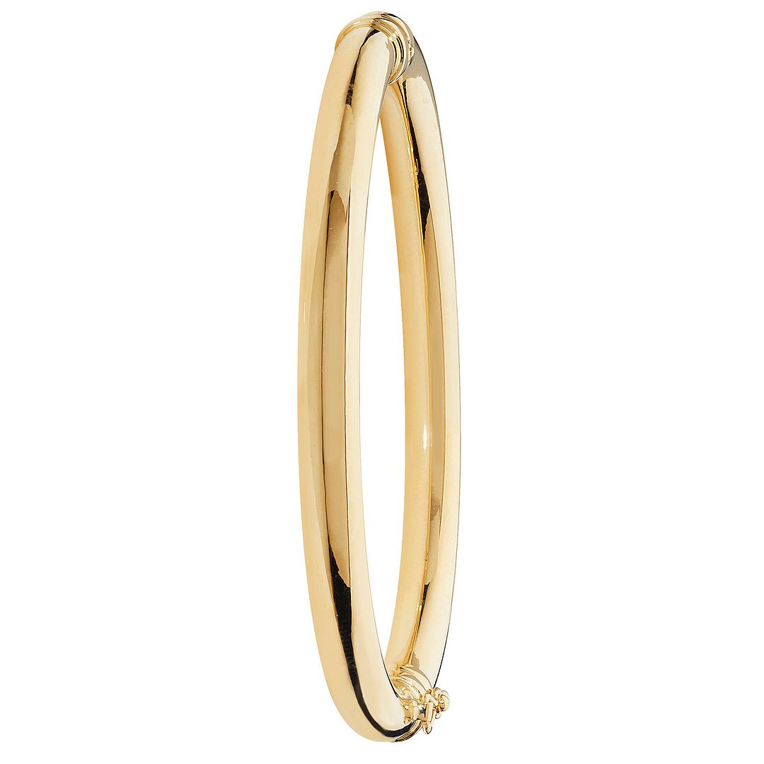 9 Carat (375) Yellow Gold Ladies' Hinged Bangle — 8.5g