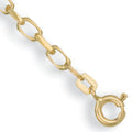 9ct Yellow Gold 2.8mm Diamond Cut Oval Belcher Chain
