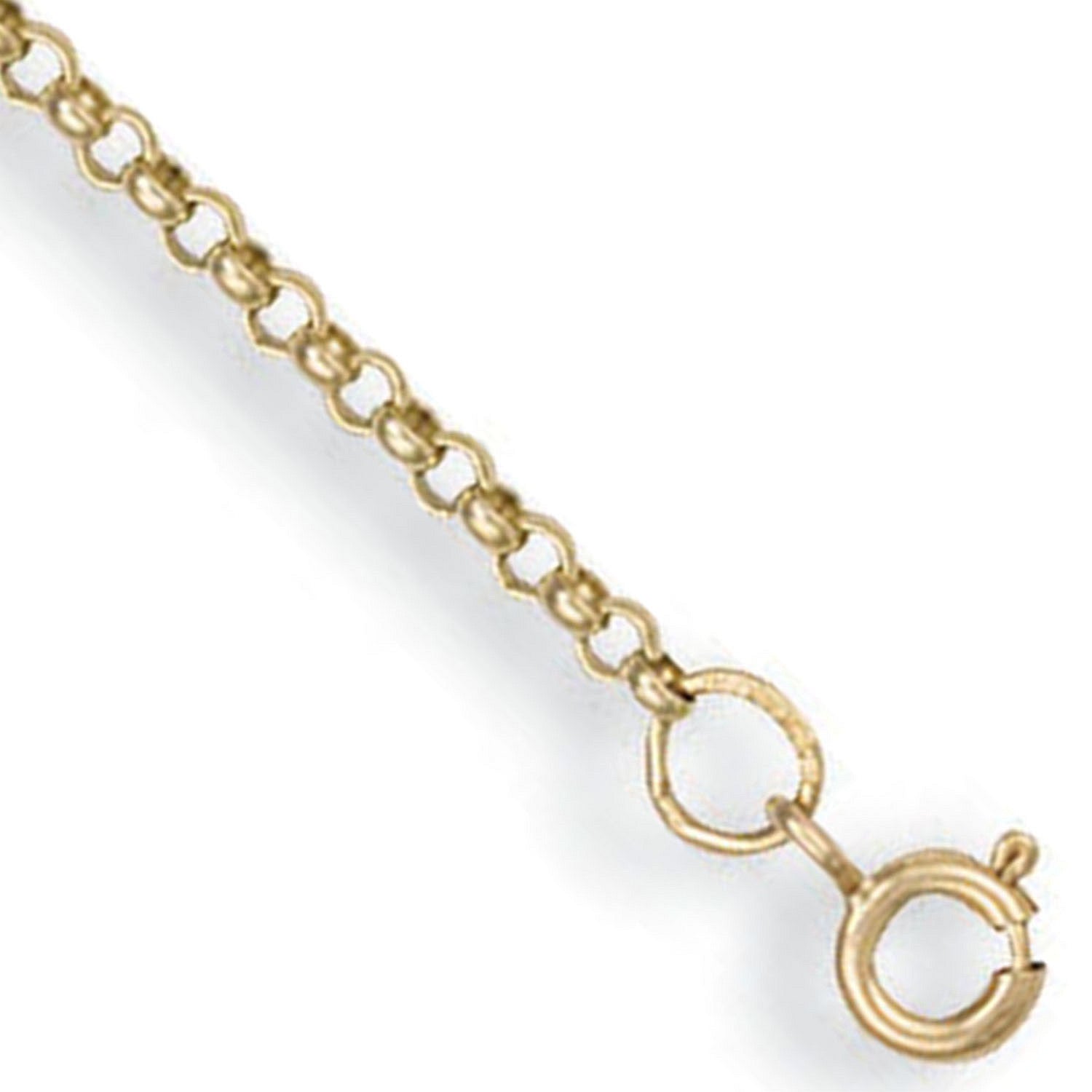 9ct Yellow Gold 2.3mm Round Belcher Chain