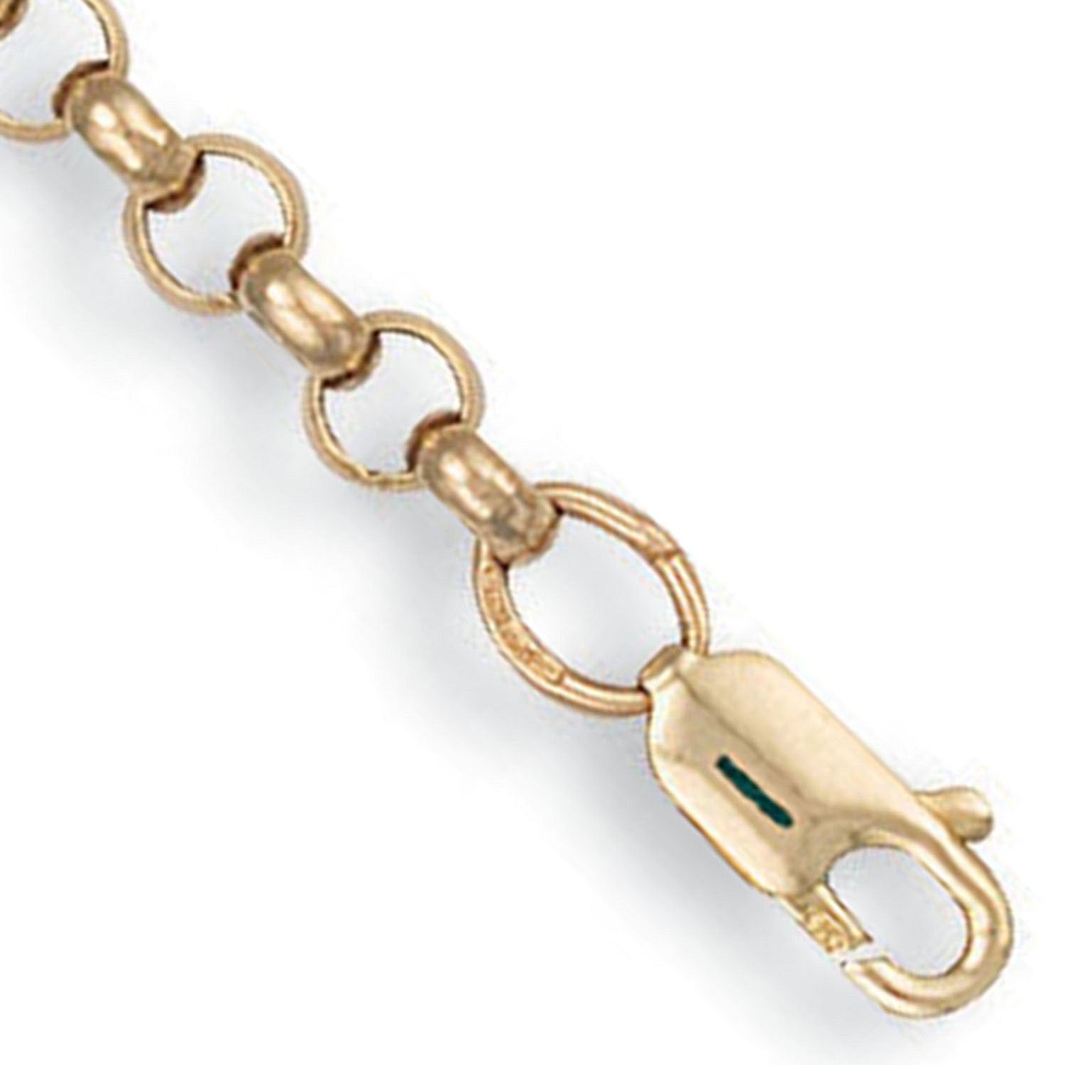 9ct Yellow Gold 4.7mm Round Belcher Chain
