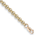 9ct Yellow Gold 6.2mm Round Belcher Chain