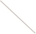 9ct White Gold 3.0mm Curb Chain