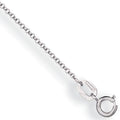 9ct White Gold 1.1mm Micro Belcher Chain
