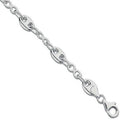 Sterling Silver Fancy Peanut Bracelet