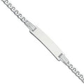 Sterling Silver ID Baby 6"/Ladies 7" Bracelet