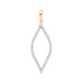9ct Yellow Gold 0.17ct Diamond Pendant