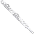 Sterling Silver Cubic Zirconia Boxing Gloves Baby Bracelet