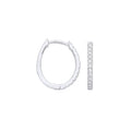 9ct White Gold 0.25ct Diamond Earrings