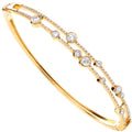 18ct Yellow Gold 1.00ctw Dress Diamond Bangle