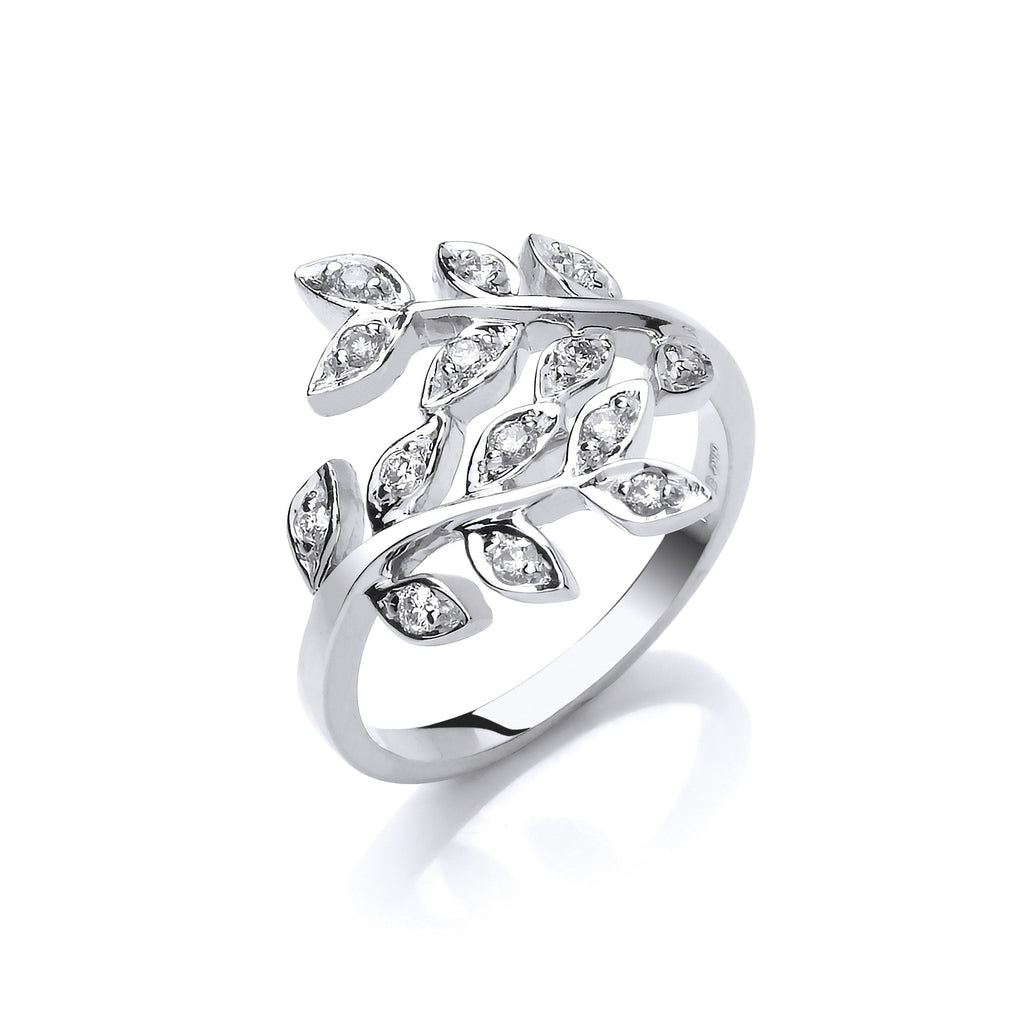 9ct White Gold 0.25ct Diamond Ring