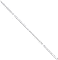 Sterling Silver 4.3mm Economy Flat Curb Chain