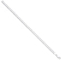 Sterling Silver 6.3mm Economy Flat Curb Chain