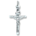 Sterling Silver Tubed Crucifix