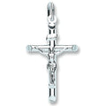 Sterling Silver Tubed Crucifix