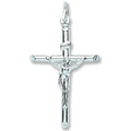 Sterling Silver Tubed Crucifix