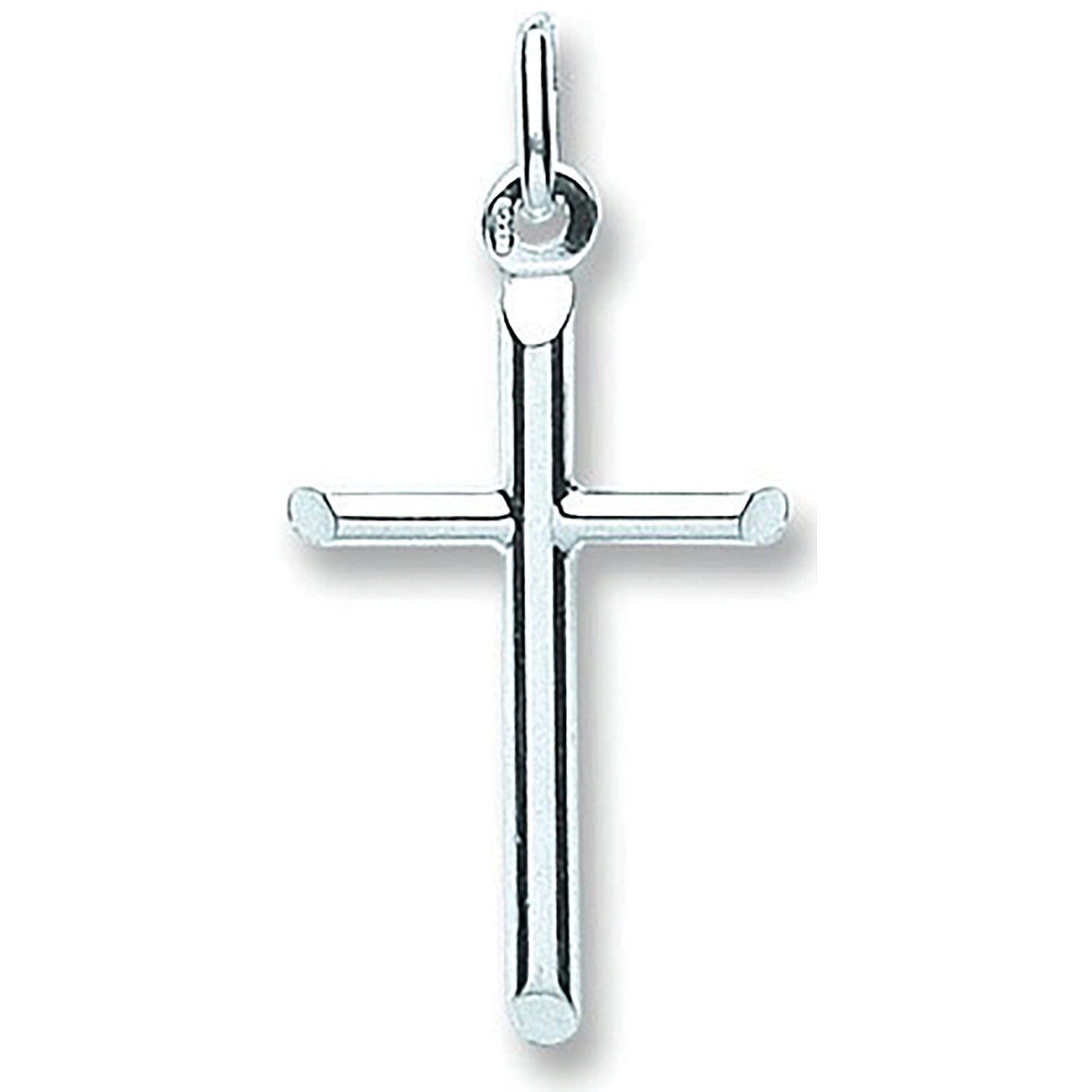 Sterling Silver Tubed Cross