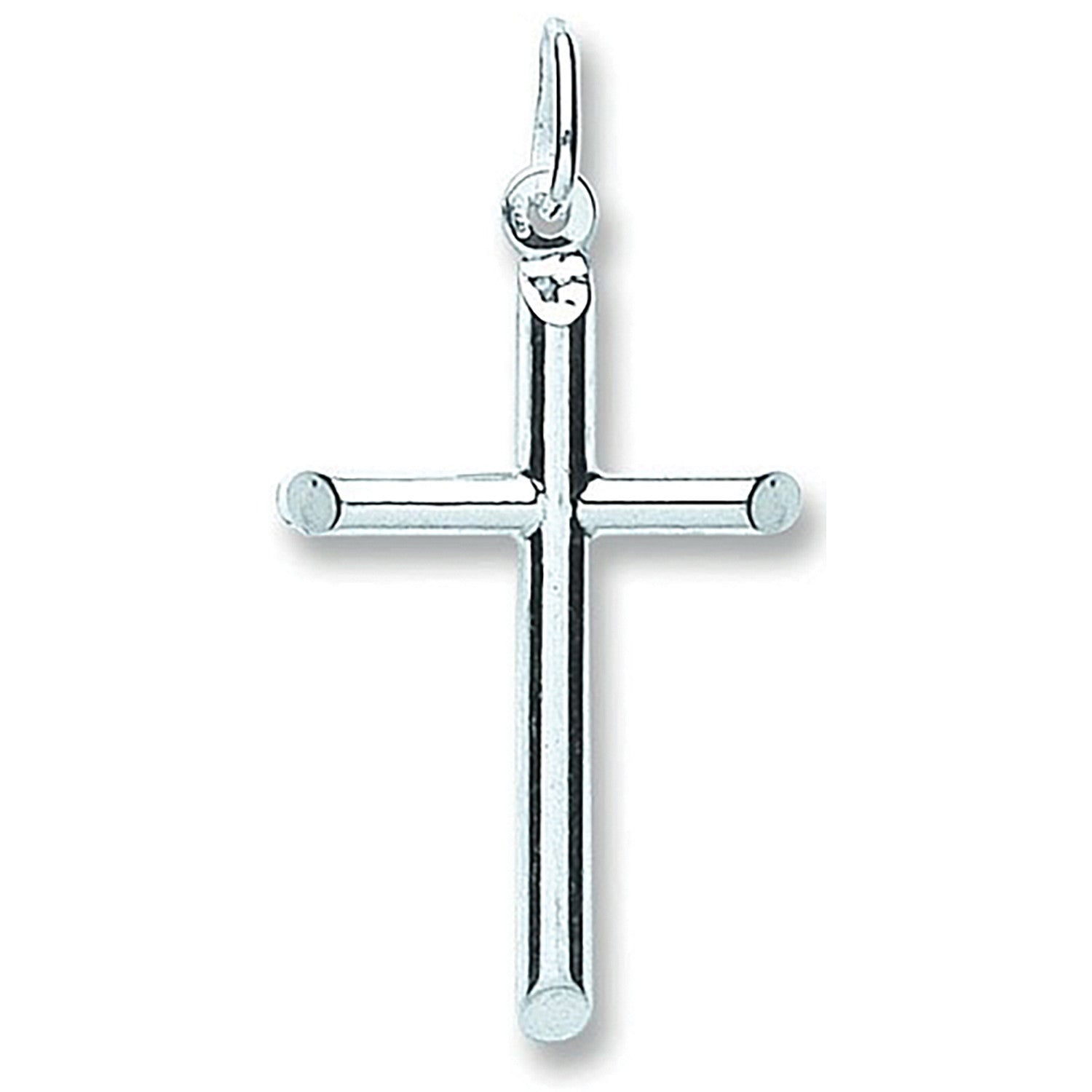 Sterling Silver Tubed Cross