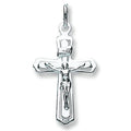 Sterling Silver Cut Out Crucifix