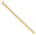 9ct Yellow Gold 10mm Cuban Link Solid Gents Bracelet