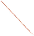 9ct Rose Gold Diamond Cut 5.2mm Solid Rope Chain