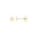 9ct Yellow Gold Tiny Star Studs