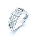 9ct White Gold 0.41ct Diamond Ring