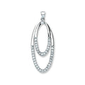 Sterling Silver Fancy Drop Pendant