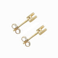 9ct Yellow Gold Earrings Mount 0.20ctw