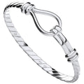 Sterling Silver Hook Baby Bangle