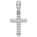 Sterling Silver Cubic Zirconia Cross