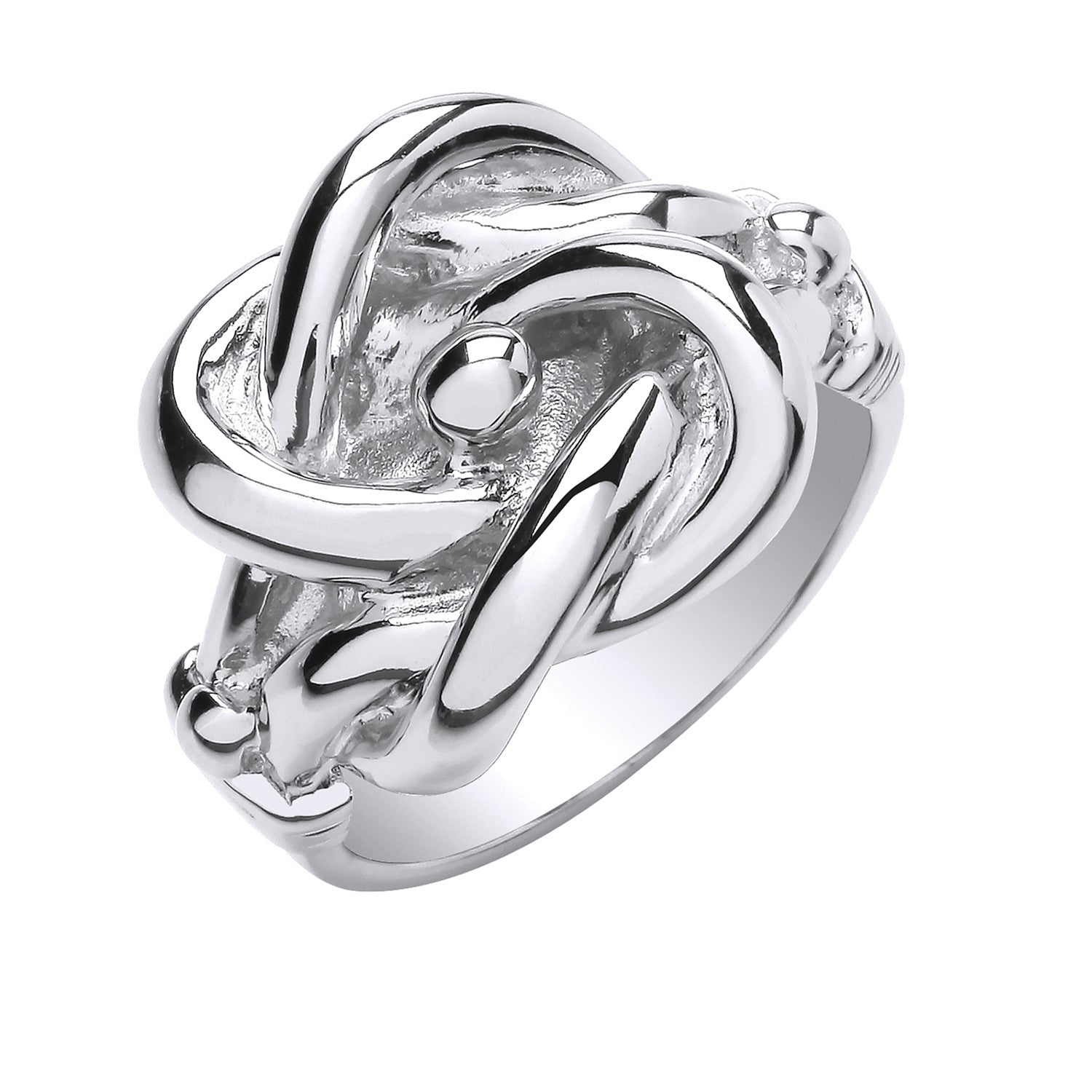 Sterling Silver Large Knot Ring