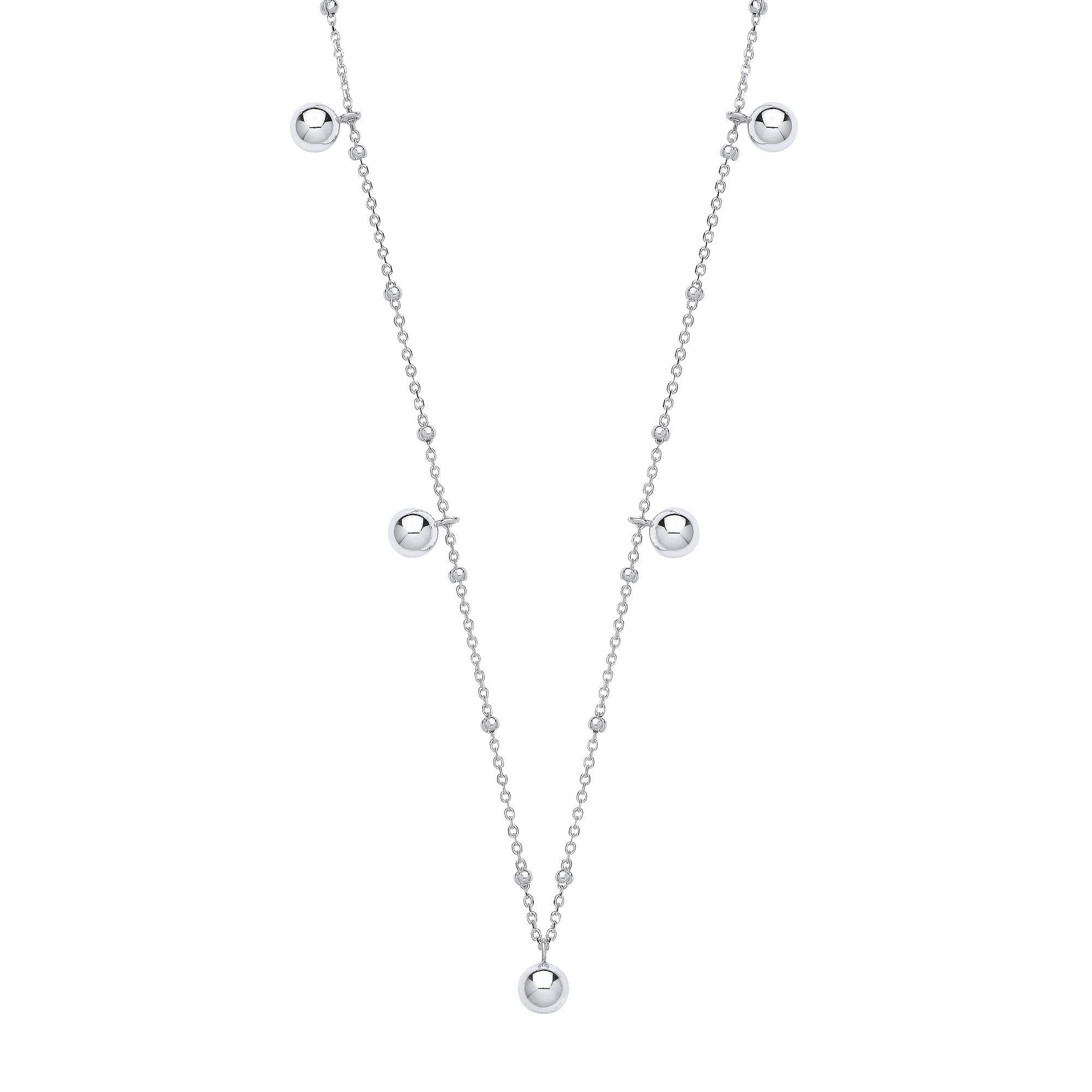 Sterling Silver Ball Necklace