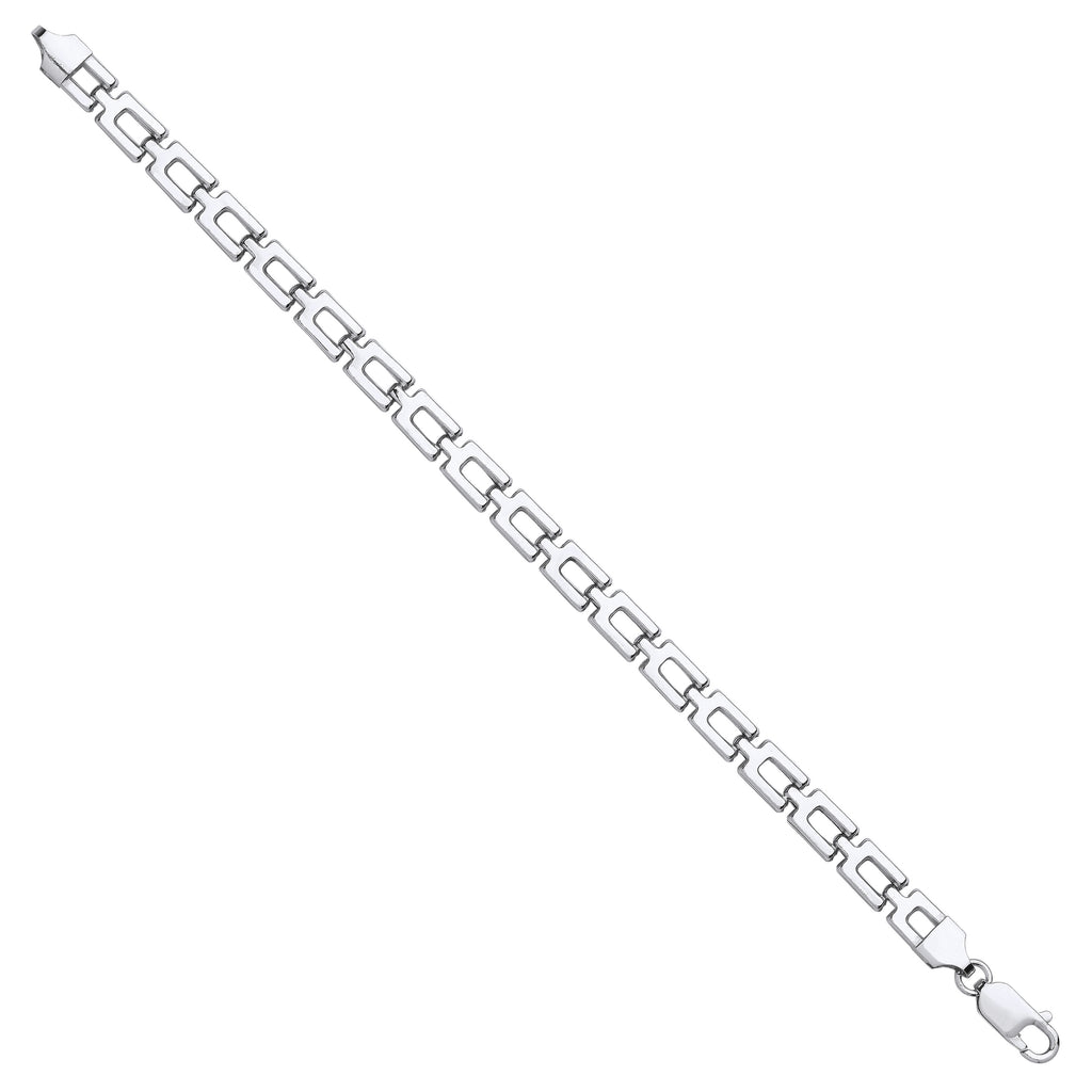 Sterling Silver 6mm Open Link Chain Bracelet