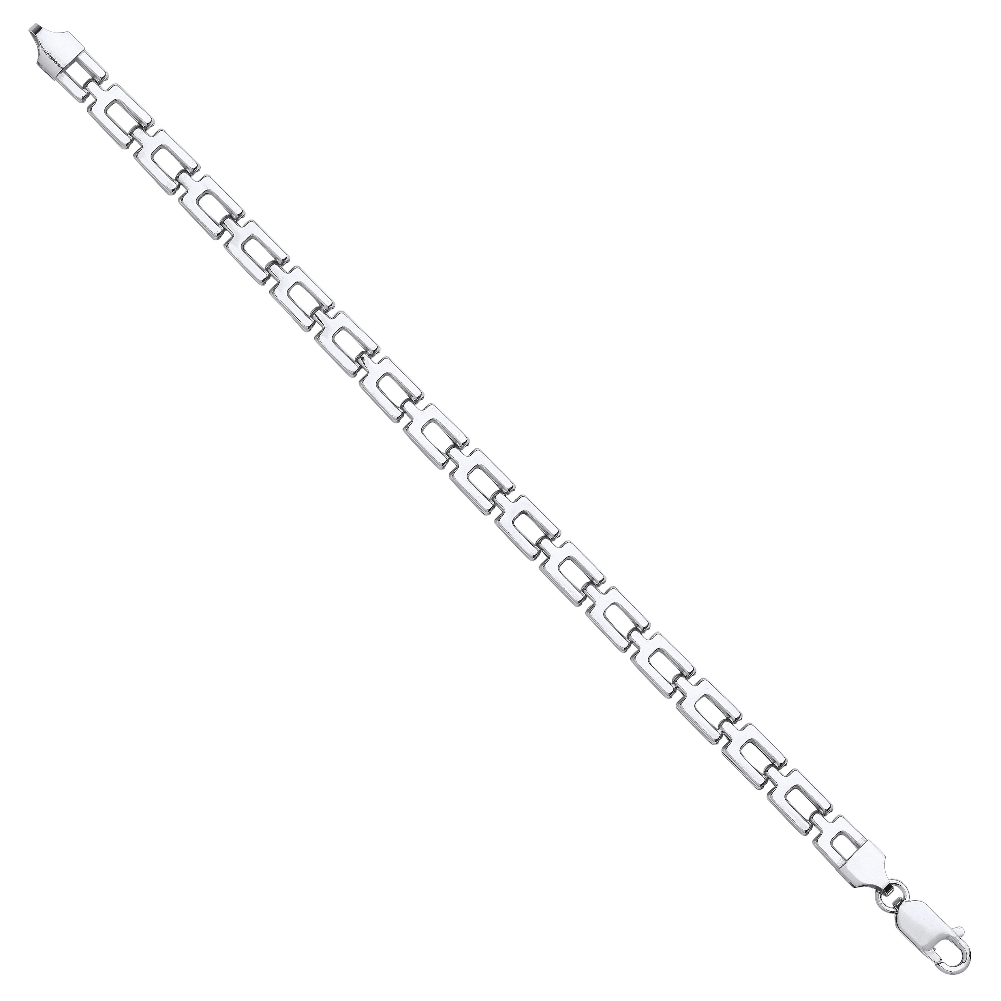Sterling Silver 6mm Open Link Chain Bracelet