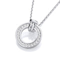Circle of Life Cubic Zirconias Pendant with Chain