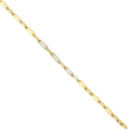 9ct Yellow gold 0.42ct Curb bracelet