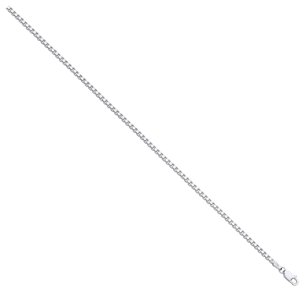 Sterling Silver 2.5mm Box Chain