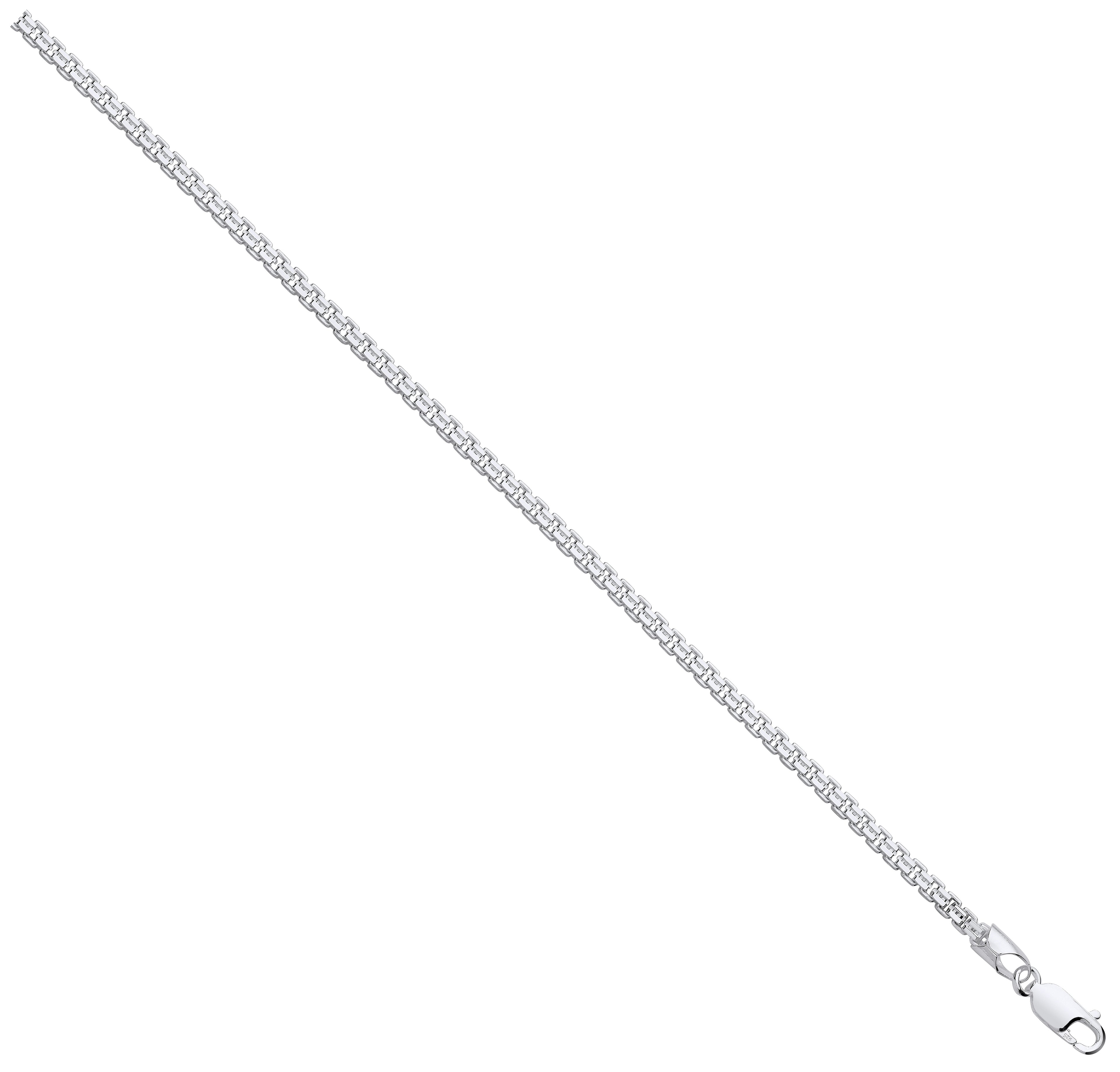 Sterling Silver 3mm Cage Chain
