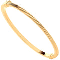 9ct Yellow Gold Snake Style Ladies Bangle