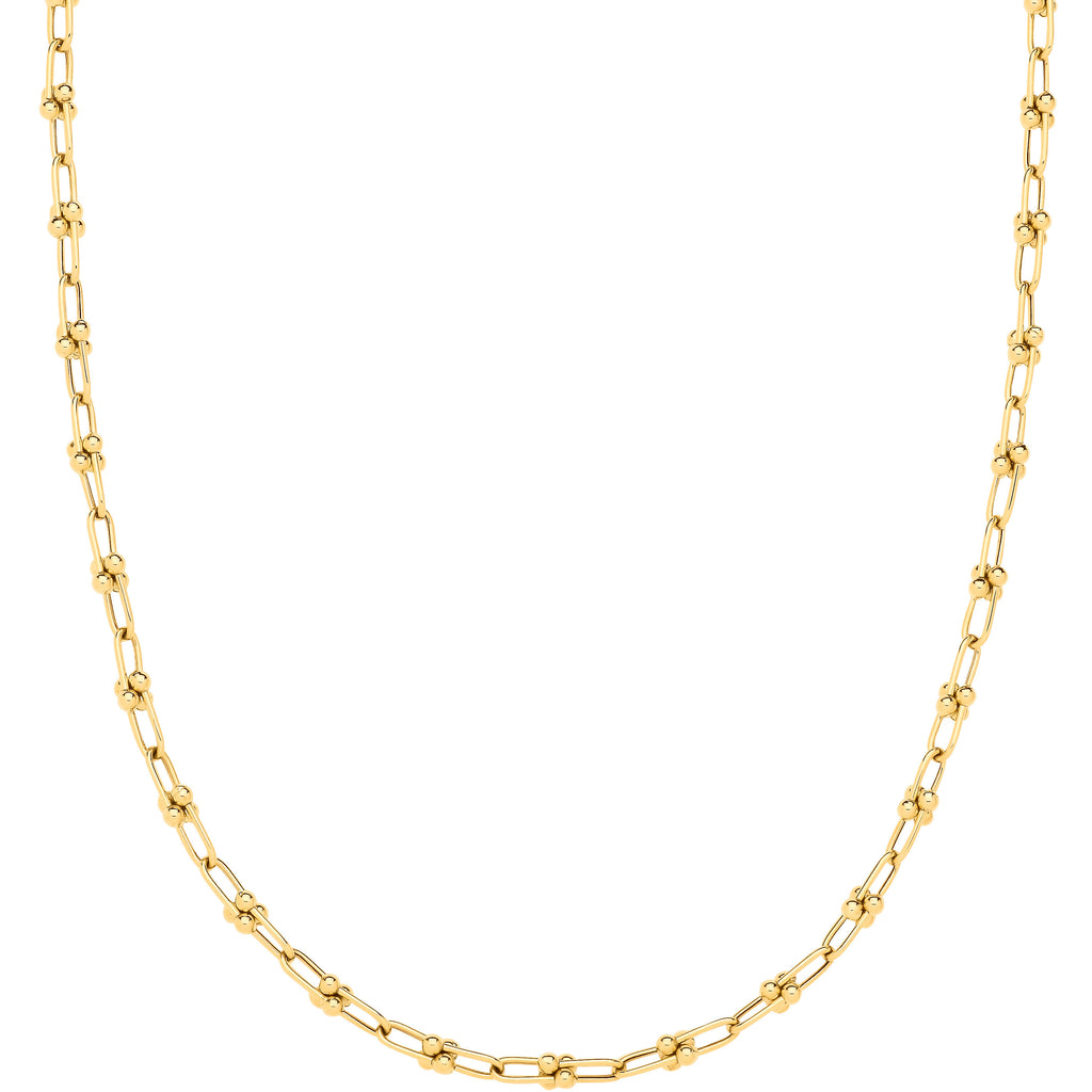 9ct Yellow Gold Chain 18" Necklace/Ladies Bracelet