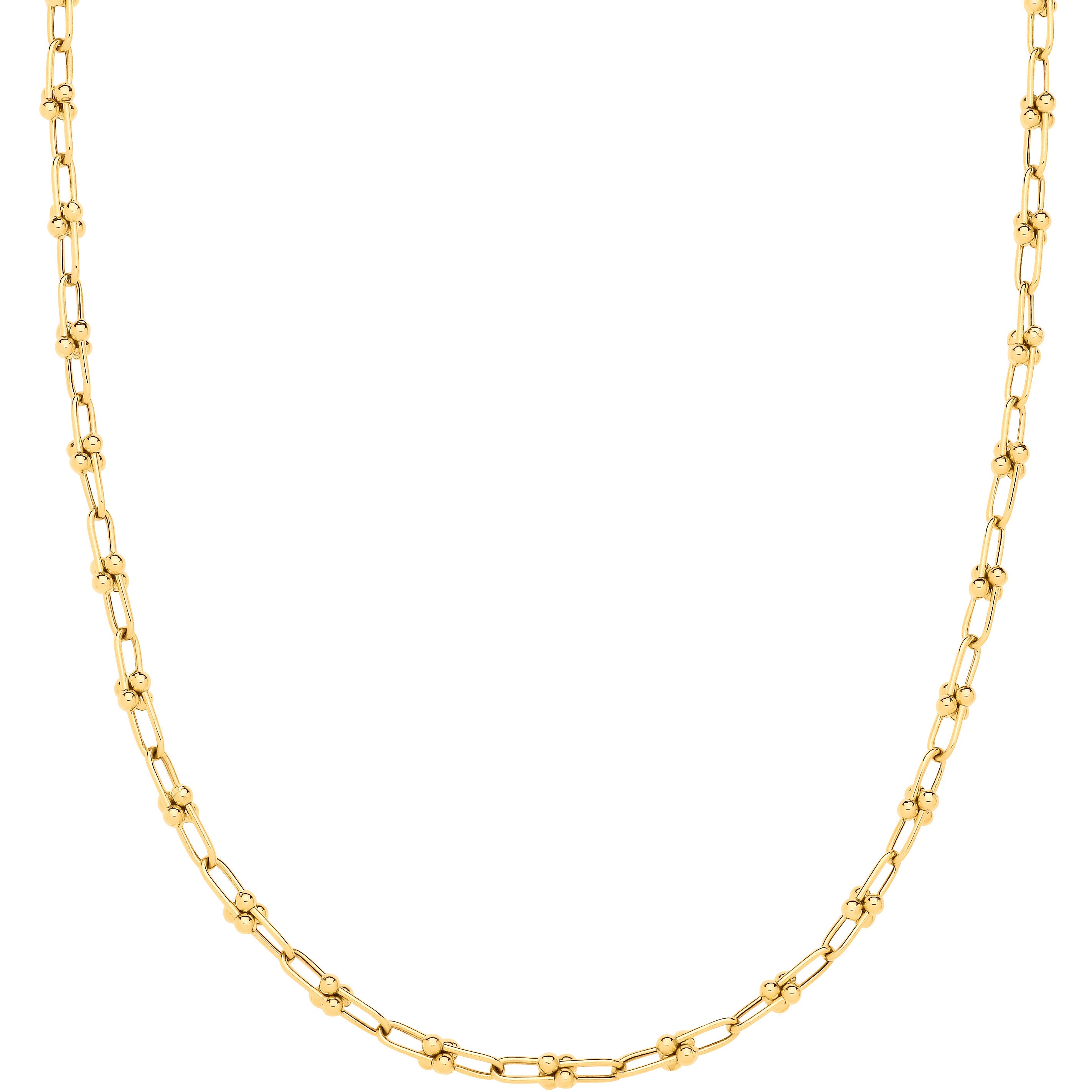 9ct Yellow Gold Chain 18" Necklace/Ladies Bracelet