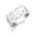 Sterling Silver Mum ID Ring
