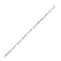 Sterling Silver 4.7mm Rope & Open Elongated Link Chain