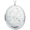 Sterling Silver Oval Locket