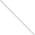 Sterling Silver Double Curb 6mm Chain 18