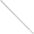 Sterling Silver Double Curb 7mm Chain 24