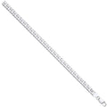 Sterling Silver Double Curb 8mm Chain 20