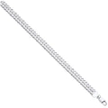 Sterling Silver Double Curb 9mm Chain 24