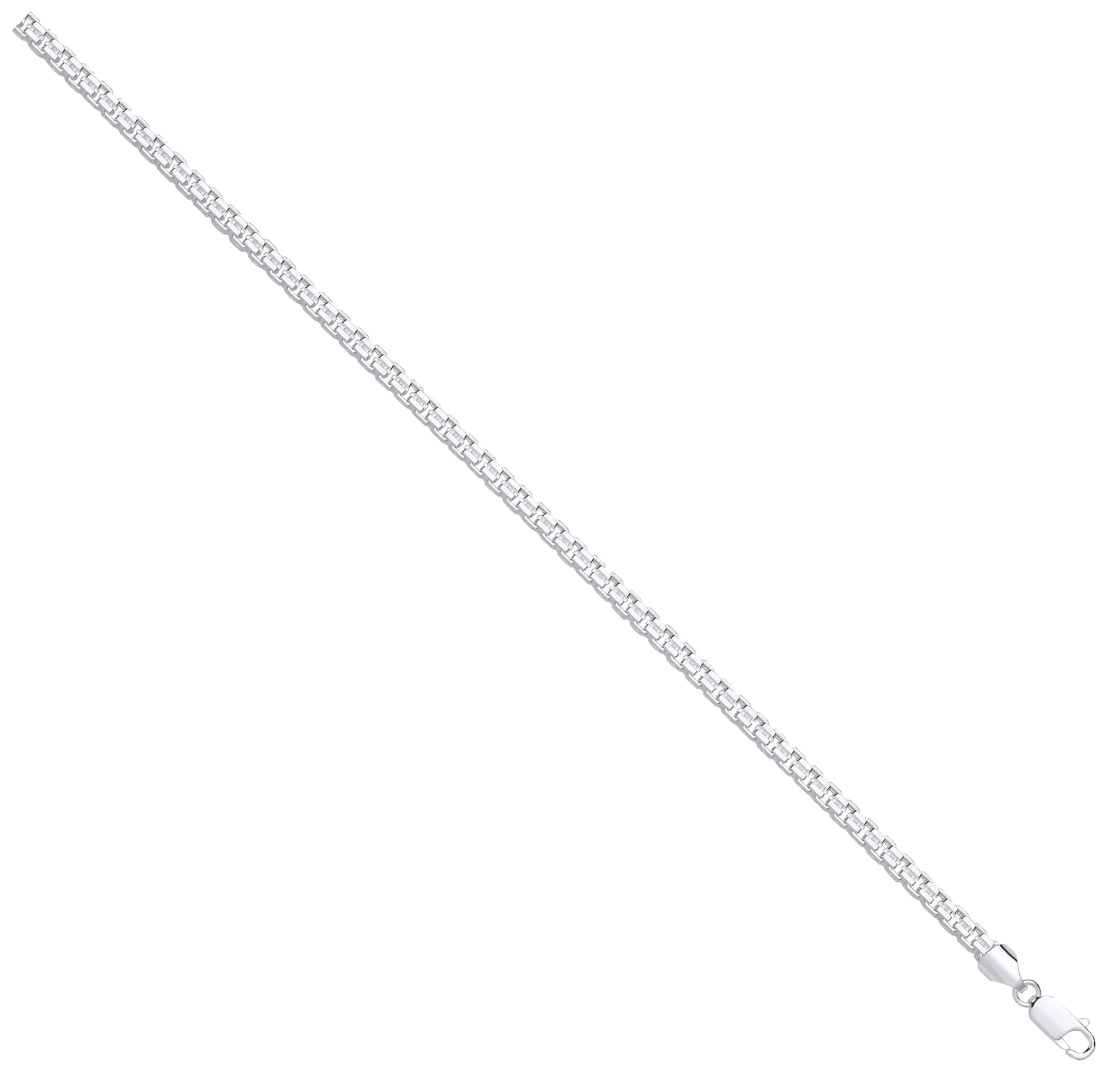 Sterling Silver 4mm Cage Chain
