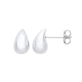 Sterling Silver Teardrop Studs